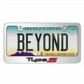 Ipick Image For Acura Type-s Logo In 3d On Mirror Chrome Metal License Plate Frame