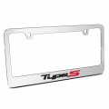 Ipick Image For Acura Type-s Logo In 3d On Mirror Chrome Metal License Plate Frame