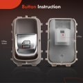 A-premium Single Power Window Switch Compatible With Mercedes-benz W213 Series E200 2017-2020 E250 E300 2017-2019 E350 2020