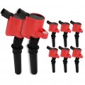 Ocpty Ignition Coil Coils Pack Fits Dg508c1412 C17 For Ford E-0 Super Duty 6 8l E-450 5 4l E-250 5 4 6l E-150 5 4 Set Of