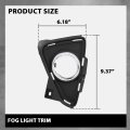 Fog Light Bezel Lamp Trim With Chrome Left Driver For Toyota Rav4 2016 2018 Part Number 520400r030 To1038192