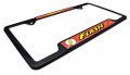 The Flash All Metal Black Open License Plate Frame