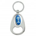 Graphics More Texas A M -corpus Christi Islanders Keychain Chrome Metal Spinning Oval Bottle Opener