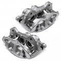 A-premium Disc Brake Caliper Assembly With Bracket Compatible Select Ford Models Transit-350 Hd 2015 2016 2017 Front Driver And