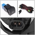 Auto Dynasty Led Bumper Fog Light Lamps W Bezel Cover Switch Compatible With Toyota Camry Se Xse 18-20