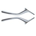Front Left And Right Side Bumper Lower Grille Molding Trim Chrome For Mazda Cx-5 2017 2021 Kb8a-50-7k1b 2 Piece Set