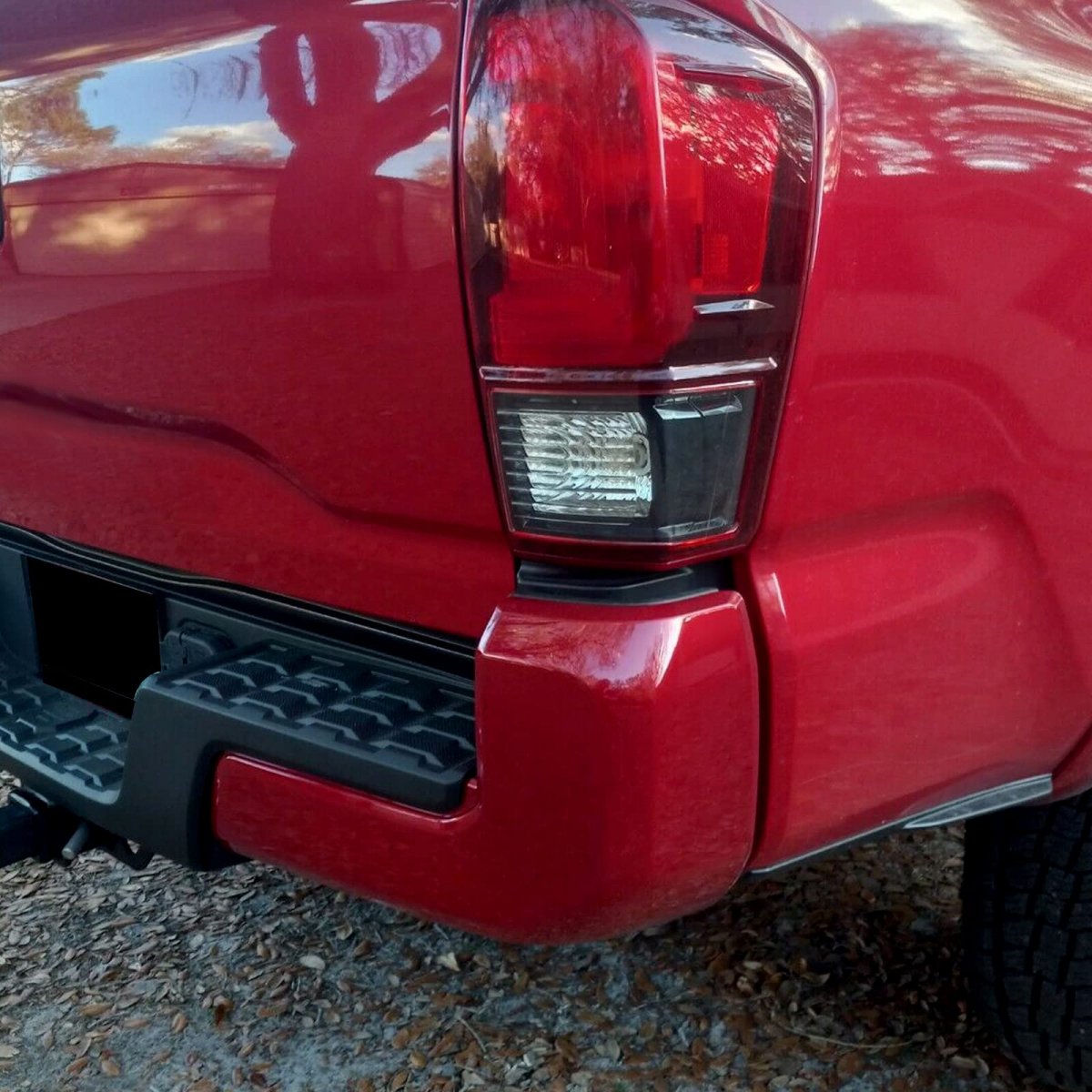 Hecasa Rear Bumper Outer Extension Insert Bracket Passenger Side Rh For Tacoma 2016-2022 Replacement To1105136
