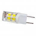 Hqrp G8 Bi-pin 17 Leds Light Bulb Smd 2835 Cool White For Bathroom Vanity Chandeliers Track Under Counter Kitchen Landscape
