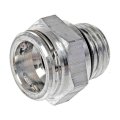 Gmc Sierra 1500 Hd 2001 2002 2003 Transmission Oil Cooler Line Connector Aluminum Material Straight Fitting Angle 0 375 Inches 