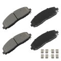 D2187 Brake Pads W Hardware Front Disc Pad Set 