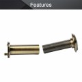 Othmro Safety Door Viewer 1pcs Hole Diameter 16mm Metal 200-degree Peephole With Rotating Privacy Cover For 55-90mm Thicks