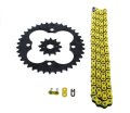 Fits Honda Trx300ex 300ex 520-86 Yellow Non O Ring Chain Sprocket Black 12 38 