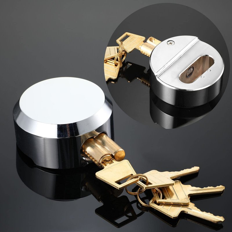 Hidden Shackle Padlocks Keyed Alike Trailer Puck With Enlarged Lock 4 Pieces