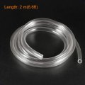 Uxcell Pvc Clear Vinyl Tubing 8mm 5 16 Id 11mm 7 Od 6 6ft Plastic Pipe Air Water Hose With Clamps