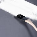 Uxcell Bent Radiator Paint Brush 17 Length 2 5 Width Bristle With Long Wood Handle For Wall Treatment Black