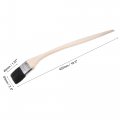 Uxcell Bent Radiator Paint Brush 17 Length 2 5 Width Bristle With Long Wood Handle For Wall Treatment Black