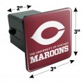 University Of Chicago Maroons Logo Tow Trailer Hitch Cover Plug Insert 2