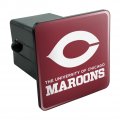 University Of Chicago Maroons Logo Tow Trailer Hitch Cover Plug Insert 2