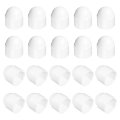 Nut Protection Cap 20pcs M20x30x40mm Plastic Hexagonal Screw Dome Acorn Hex Head Bolt Covers Waterproof Decorative Caps White 