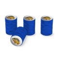 Bluegill Fishing Aluminum Valve Stem Caps For Tire Rim Wheels Blue 4 Pieces Fits Schrader Type Valves 0 55 In Tall 