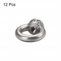Uxcell Lifting Eye Nut M3 Female Thread 304 Stainless Steel Round Shape For Rope Fitting Pack Of 12
