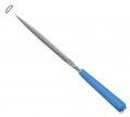 Grobet Needle Files With Handles 5-1 2 Inch Half-round Cut 