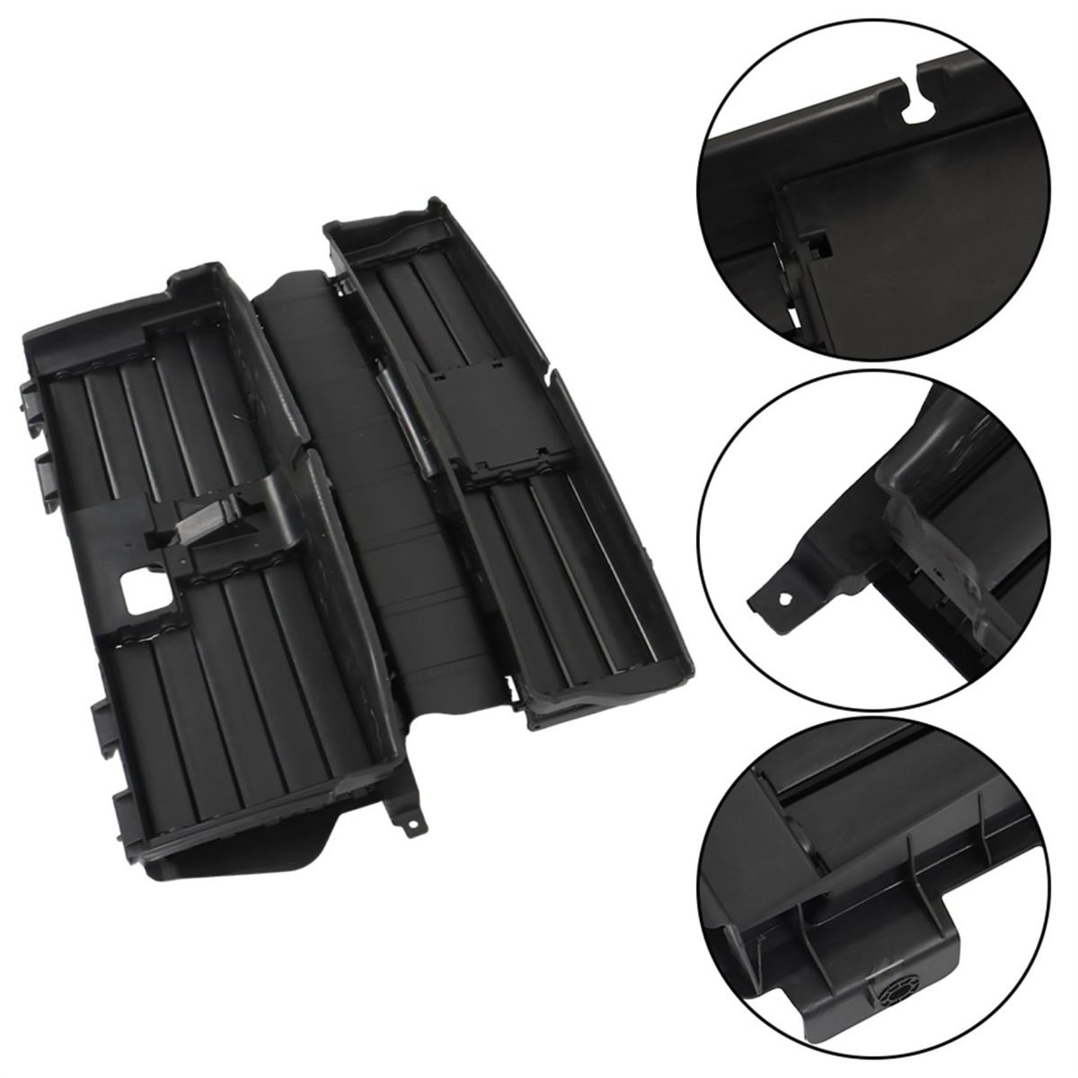 Front Radiator Shutter Replacement For Edge 2 0l 7l 2019 2020 2021 Without Actuator Black Plastic