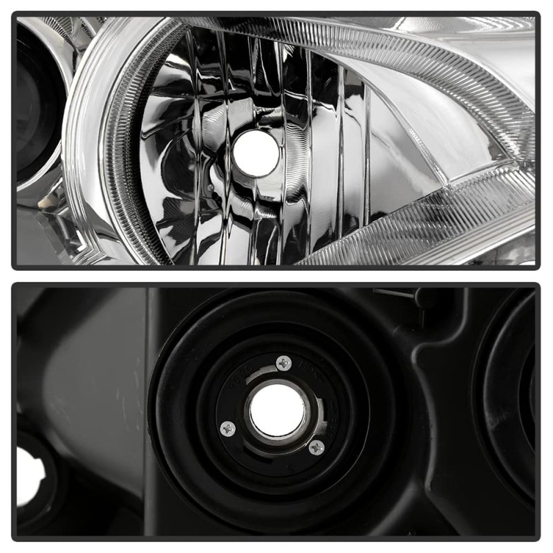 Factory Style Halogen Headlight For 2012-2017 Nissan Quest Chrome Housing Clear Lens Direct Replacement Right Passenger Side