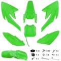 Pro Bat 7 Pcs Plastic Fender Fairing Kit Crf70 70f Crf 125cc 110cc Pit Bike Green