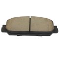 Front D2036 Ceramic 4pcs W Hardware Disc Brake Pad Set