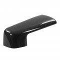 Car Exterior Top Half Mirror Cover Left Right Outer Rearview Wing Cap Replacement For Chevy 1500 2019a 2022 Glossy Black Carbon
