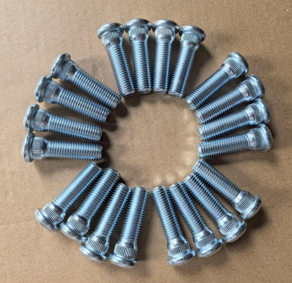 20pcs Grade 12 9 Wheel Studs M12x1 5 Lug Bolts For Toyota Scion Lexus 43mm Uhl 0 56 In Knurl Replaces 610-266 90942-02049