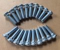 20pcs Grade 12 9 Wheel Studs M12x1 5 Lug Bolts For Toyota Scion Lexus 43mm Uhl 0 56 In Knurl Replaces 610-266 90942-02049