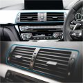 X Autohaux Car Interior Trim Strip Diy Line Gap Door Edge Protector Light Blue 10m 32 8ft
