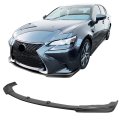 Ikon Motorsports Front Bumper Lip For 2016-2019 Lexus Gs Series Gs350 Gs450h V2 Style Matte Black Pp Air Dam Chin Splitter 