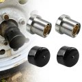 2 441 Stainless Steel Wheel Center Caps For Boat Trailers With Protective Bra 1 Pair 