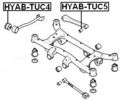 Arm Bushing For Lateral Control Rod Hyab-tuc4 Rear Suspension Link 55116-2e000 