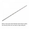 Uxcell 5 Pcs 3mm Mini Micro Twist Drill Bits High-speed Steel Straight Shank Extra Long Bit 120mm For Aluminum Alloy