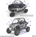 Polaris Rzr Decal-door Lwr Mid Lh Genuine Oem Part Qty 1