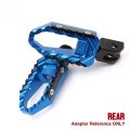 Motorcycle Footpeg Rear Passenger Touring-type With No-extension For Ducati Streetfighter 848 S 2012-2014 Blue