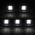 Auto Dynasty Compatible With Ram 1500 2500 3500 Br 5pcs Black White Led Cab Roof Top Lights 3rd Brake Cargo Reverse Light