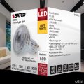 Satco Led Mr16 Floodlight 5 5w 50w Equivalent 3000k Soft White 90 Cri 36a Beam Gu10 Twist-lock Base 120v Dimmable Clear Finish