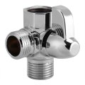 G1 2 3 Way Shower Diverter Valve Solid Brass Chrome Plated Universal Arm With Wall Mount Handheld