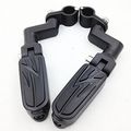 Hk Moto- 1 4 Highway Radical Flame Foot Pegs Clamps For Triumph Suzuki Vl1500 Vl800 Vz800