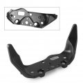 Mallofusa Motorcycle Headlight Cowling Front Upper Fairing Stay Brackets Brace For Honda Cbr600 F4i 2001-2006 Black