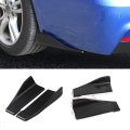 Rear Bumper Lip Splitter Universal Glossy Black Scratch Aerodynamic Spoiler Diffuser For Cars Suvs Trucks 35cm 2pcs