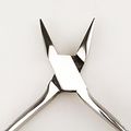 Airgoesin Eyeglass Flat Optical Jeweler Tool Semicircular Snipe Nose Plier Stainless Steel Repair Tools