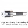 Gxywady Carbide Boring Bar Set 2 Inch Head R8 Handle 1 Hex Wrench