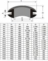Flyshop Double-sided Rubber Hole Plug Wire Protector 10 Pcs Black Round Armature Bar Grommets 8 Mm Inner Diameter