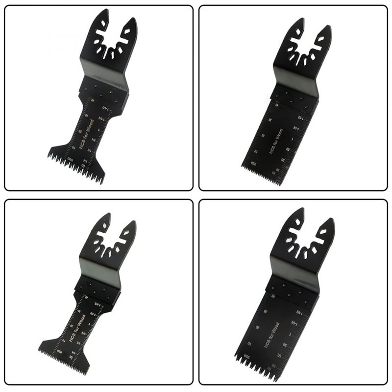 Oscillating Tools 1-3 8 4 Inch Multi-tool Blades For Wood Metal And Hard Materials 48 Pieces